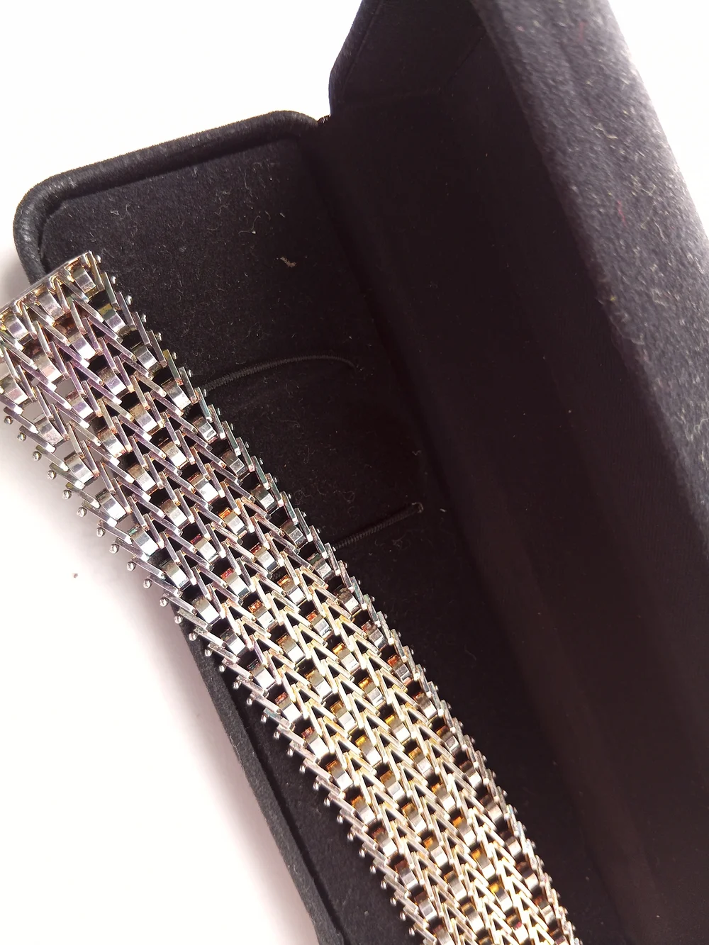 Silver and Gold Metal Link Phone Strap - Unbranded